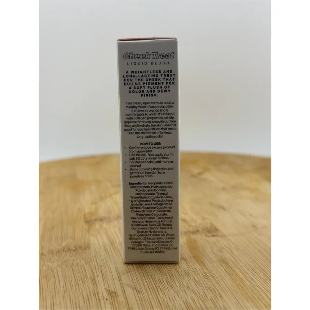 TYS Beauty Cheek Treat Liquid Blush Splash True Mauve 0.14 oz 4 mL New In Box